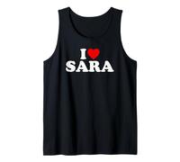 I Love Sara - Heart Tank Top