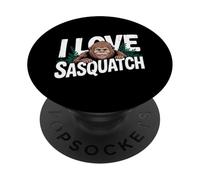 I Love Sasquatch Bigfoot Adventures PopSockets Adhesive PopGrip