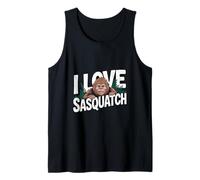 I Love Sasquatch Bigfoot Adventures Tank Top