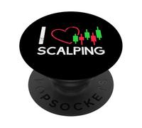 I Love Scalping - Crypto Scalper Futures Trader PopSockets Adhesive PopGrip