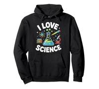 I Love Science Chemistry Physics Biology Pullover Hoodie