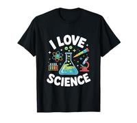 I Love Science Chemistry Physics Biology T-Shirt