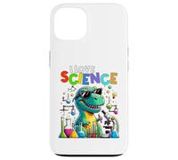 I Love Science Dinosaur T-rex Funny kids Chemistry Case for iPhone 13