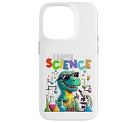 I Love Science Dinosaur T-rex Funny kids Chemistry Case for iPhone 14 Pro