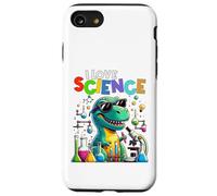 I Love Science Dinosaur T-rex Funny kids Chemistry Case for iPhone SE (2020) / 7/8