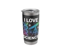I Love Science DNA Telescope Atom Stainless Steel Insulated Tumbler