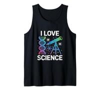 I Love Science DNA Telescope Atom Tank Top