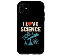 I Love Science DNA Telescope Chemistry Physics Case for iPhone 11