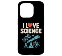 I Love Science DNA Telescope Chemistry Physics Case for iPhone 15 Pro