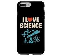 I Love Science DNA Telescope Chemistry Physics Case for iPhone 7 Plus/8 Plus