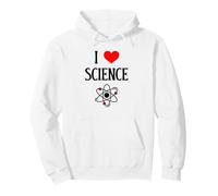 I Love Science I Heart Science Funny Scientist Physics Lover Pullover Hoodie