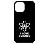 I Love Science Nerd Enthusiast Atom Chemistry STEM Pride Case for iPhone 12 Pro Max