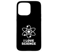 I Love Science Nerd Enthusiast Atom Chemistry STEM Pride Case for iPhone 15 Pro Max