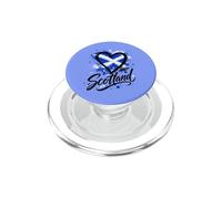 I Love Scotland Travel Heart Flag Vacation Souvenir PopSockets PopGrip for MagSafe