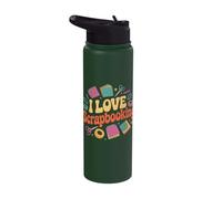 I Love Scrapbooking Creative Paper Arts Inspiration Stainless Steel Insulated Water Bottle