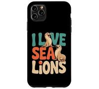 I Love Sea Lions Marine Life Fans Case for iPhone 11 Pro Max