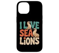 I Love Sea Lions Marine Life Fans Case for iPhone 14