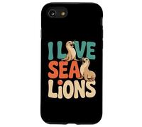 I Love Sea Lions Marine Life Fans Case for iPhone SE (2020) / 7/8