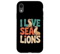 I Love Sea Lions Marine Life Fans Case for iPhone XR