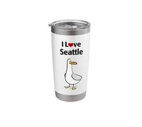 I Love Seattle Stainless Steel Insulated Tumbler