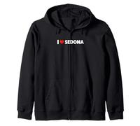 I Love Sedona Arizona - Heart Travel Trip Vacation Holiday Zip Hoodie