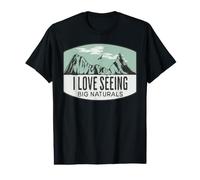 I Love Seeing Big Naturals Mountain Value Graphic T-Shirt