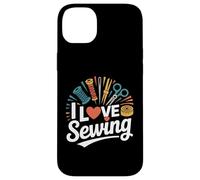 I Love Sewing Thread Scissors Needle Craft Passion Case for iPhone 14 Plus