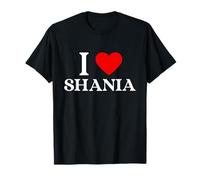 I Love Shania Heart First Name Shania T-Shirt