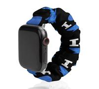 I Love Sharks Elastic Scrunchie Watch Bands Bracelet Strap Compatible with IWatch Series 6 5 4 3 2 1 Silver-style 42mm/44mm