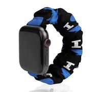 I Love Sharks Elastic Scrunchie Watch Bands Bracelet Strap Compatible with IWatch Series 6 5 4 3 2 1 Black-style 42mm/44mm