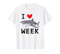 I Love Sharks Funny Shark Event Week Lovers T-Shirt