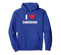 I Love Shredding - Shred Compliance Audit Risk Records Paper Pullover Hoodie, Adult Unisex, Royal Blue, Medium