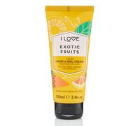 I Love Exotic Fruits Scented Hand & Nail Cream, Packed With Shea Butter & Coconut Oil to Rejuvenate & Nourish the Skin, 93% Naturally Derived Ingredients Including Vitamin, VeganFriendly 100ml