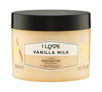 I Love Signature Vanilla Milk Scented Body Butter, Packed With Shea Butter & Coconut Oil to Regenerate & Nourish the Skin, Vegan-Friendly - 300ml