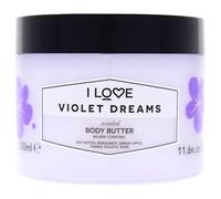 I Love Violet Dreams Scented Body Butter, Packed With Shea Butter & Coconut Oil to Regenerate & Nourish the Skin, 85% Naturally Derived Ingredients, VeganFriendly 300ml