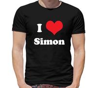 I Love Simon - Mens T-Shirt - Black - Large