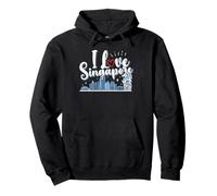 I love Singapore - Merlion Pullover Hoodie
