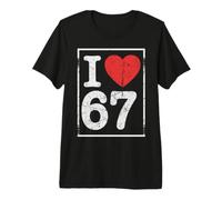 I Love Six Seven 67 Premium T-Shirt
