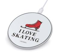 I Love Skating Wireless Charger Pad Fast 10W Max Portable Charging Station Compatible with iPhone