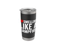 I Love Smelling Like a Campfire Funny Camping Fire Stainless Steel Insulated Tumbler