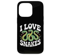 I Love Snakes Enthusiast Herpetology Case for iPhone 13 Pro