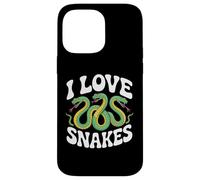 I Love Snakes Enthusiast Herpetology Case for iPhone 14 Pro Max