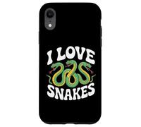 I Love Snakes Enthusiast Herpetology Case for iPhone XR