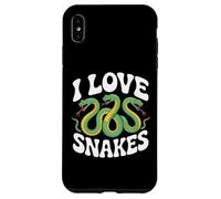 I Love Snakes Enthusiast Herpetology Case for iPhone XS Max