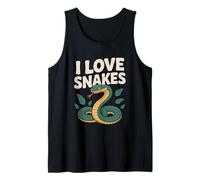 I Love Snakes Enthusiast Nature Lover Tank Top