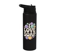 I Love Soap Bubbles Enthusiast Stainless Steel Insulated Water Bottle