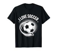 I Love Soccer Ball Passion Action Game Kick T-Shirt