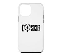 I Love Soccer Heart Soccer Ball Players and Fans Case for iPhone 12 mini