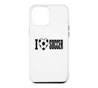 I Love Soccer Heart Soccer Ball Players and Fans Case for iPhone 12 Pro Max
