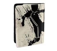I Love Soccer Printed Passport Holder - 6.5 x 4.5 Inch RFID Blocking Travel Wallet,Stylish Passport Cover,Lightweight Document Organizer for Cards
